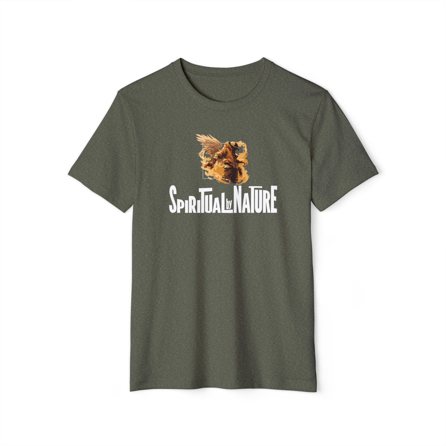 Spiritual by Nature Organic Collection T-shirt, Unisex Recycled Organic T-Shirt, Eco-Spiritual Organic Tee