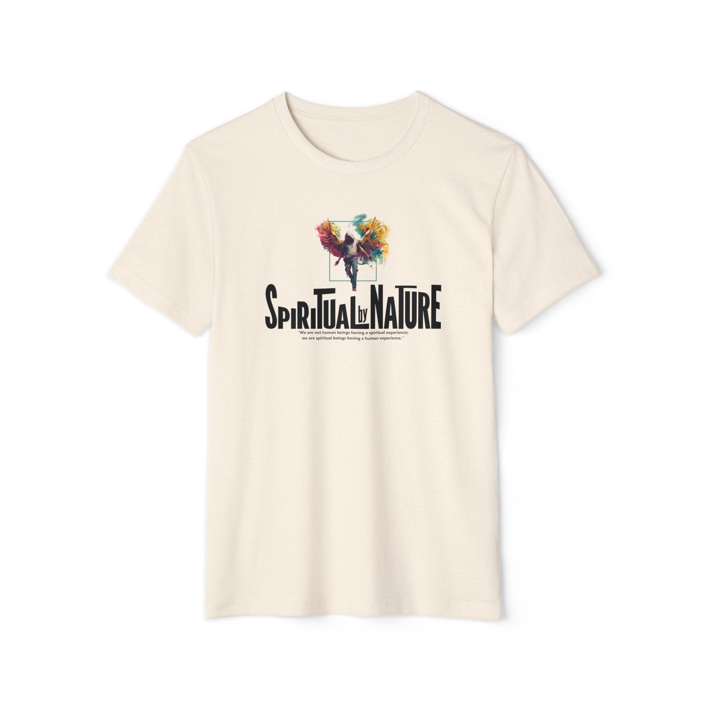 Spiritual by Nature Organic Collection T-shirt, Unisex Recycled Organic T-Shirt, Eco-Spiritual Organic Tee