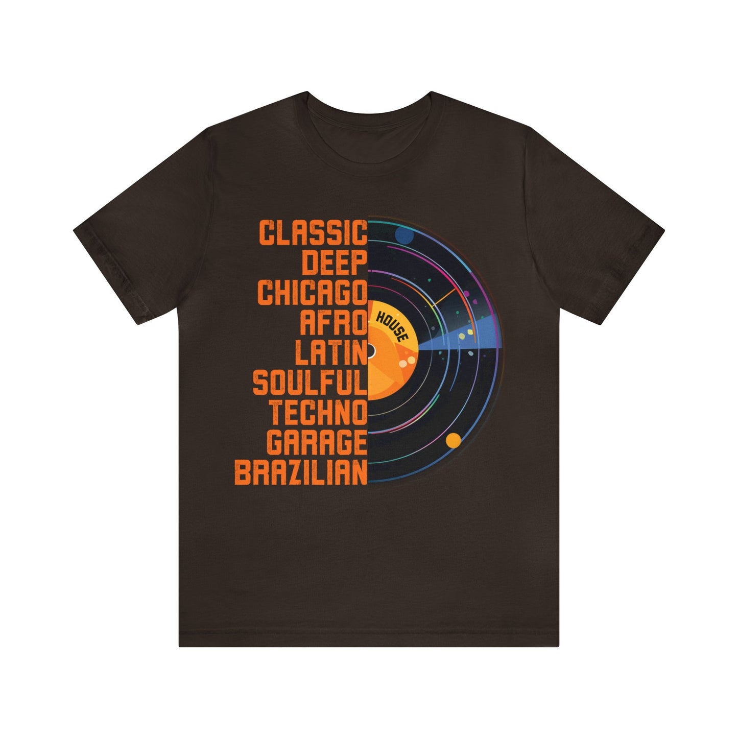 Graphic T-shirt, Tee, Chicago House, Dance Music, Disco, House Music, DJ, Vinyl, House Heads, EDM, Music Lovers Gift, Paradise Garage, Loft