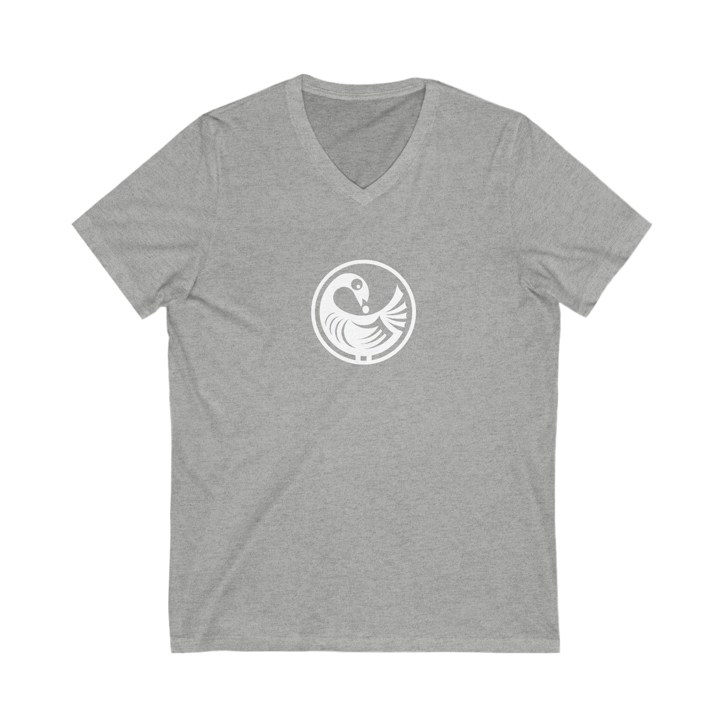 Graphic Tee, Sankofa Symbol | African Adinkra Print Shirt | Colorful V-neck t-shirt | Simple Design Tshirt, Cotton shirt | Ghanaian Symbols