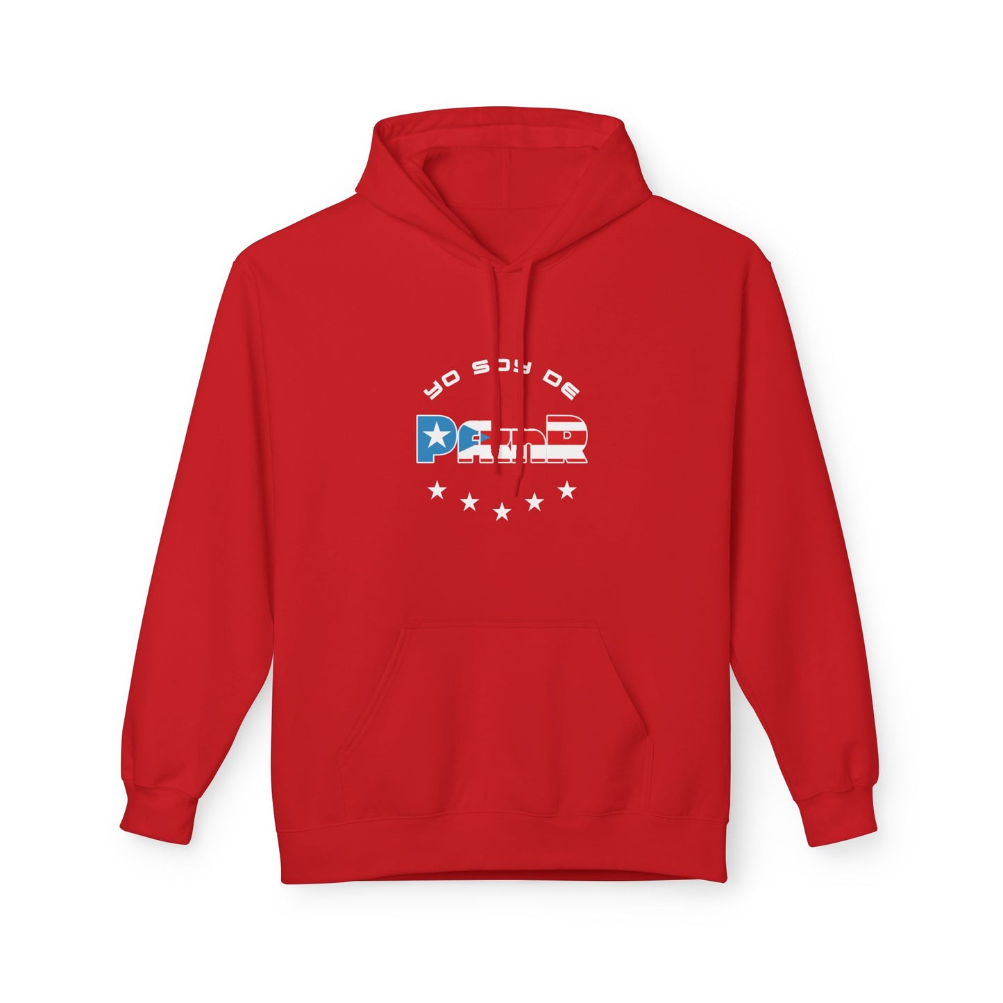 Puerto Rican Pride Hoodie, Unisex Fleece Sweatshirt for Boriqua Pride, P R Back to School Shirt, Poly Cotton PfknR Hooded Sweatshirt
