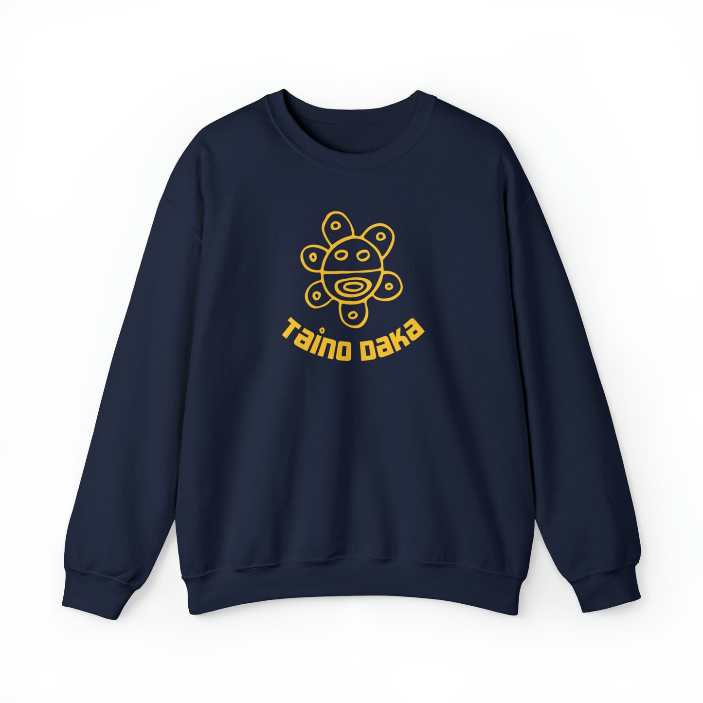 Taino Daka Sun God Unisex Sweatshirt, Unisex Sweatshirt with Taino Sun Symbol, Taino Daka (I Am Taino) Puerto Rican Taino Symbol Top