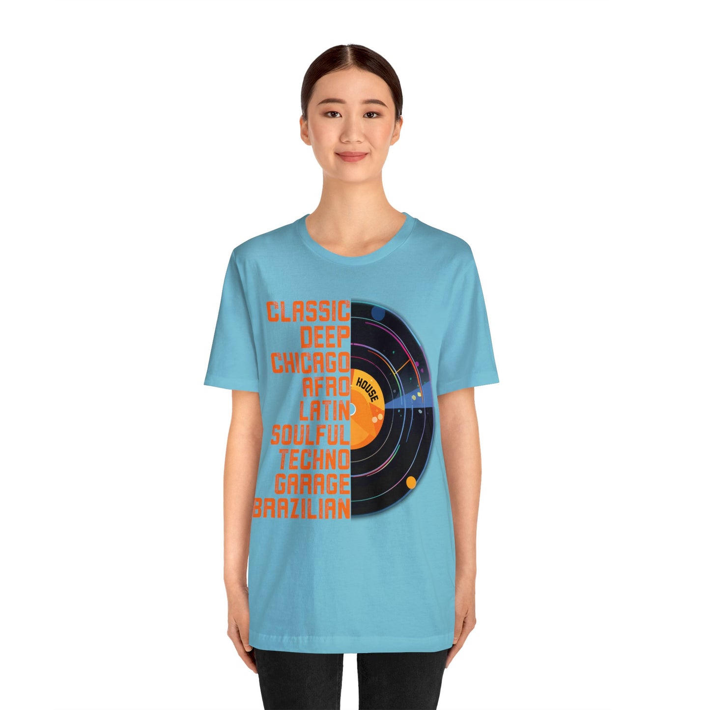 Graphic T-shirt, Tee, Chicago House, Dance Music, Disco, House Music, DJ, Vinyl, House Heads, EDM, Music Lovers Gift, Paradise Garage, Loft