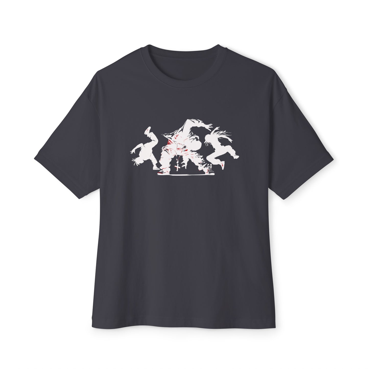 Break Dancers, Unisex Oversized Boxy Tee in 6 Colors