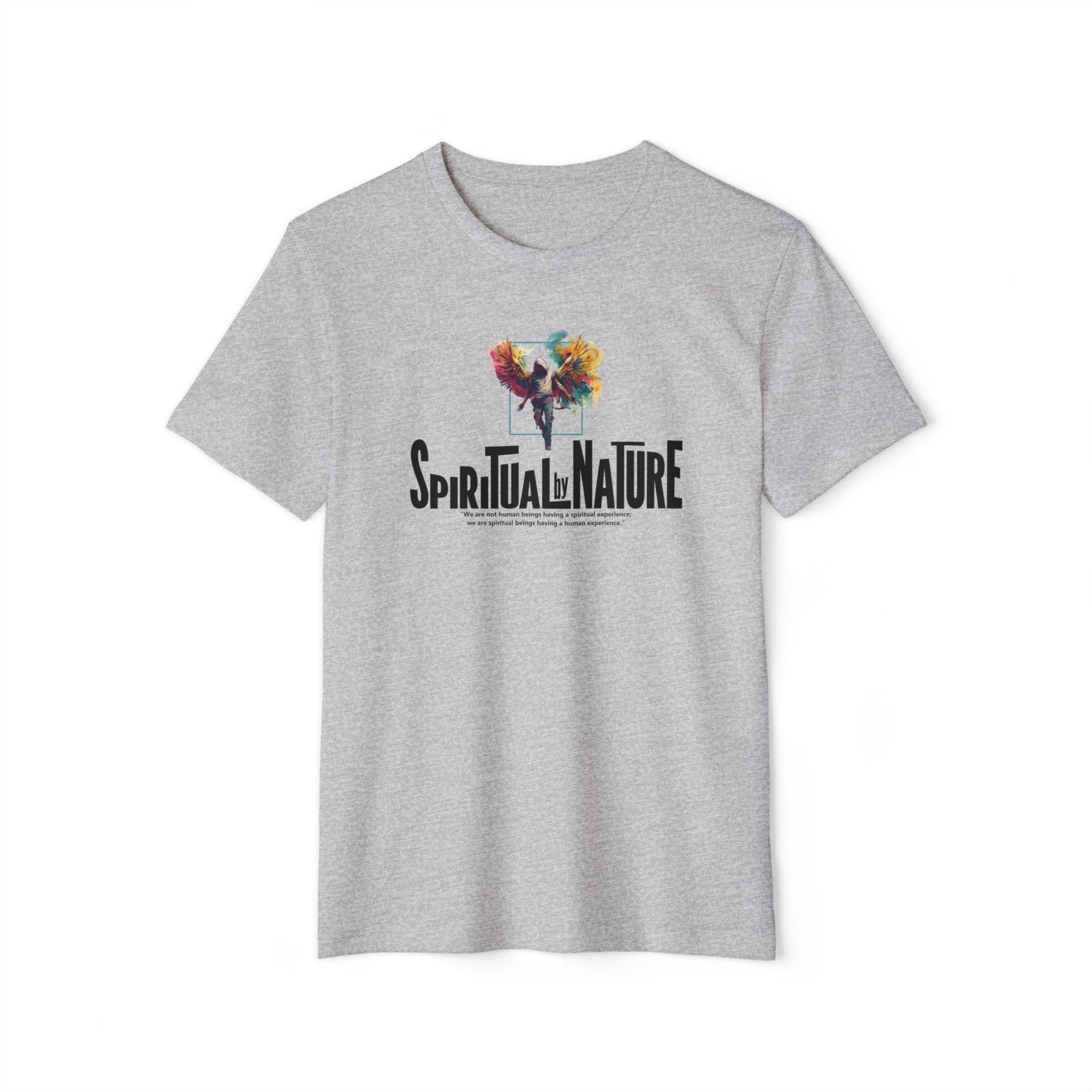 Spiritual by Nature Organic Collection T-shirt, Unisex Recycled Organic T-Shirt, Eco-Spiritual Organic Tee