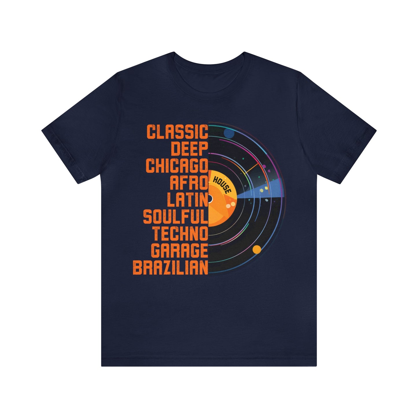 Graphic T-shirt, Tee, Chicago House, Dance Music, Disco, House Music, DJ, Vinyl, House Heads, EDM, Music Lovers Gift, Paradise Garage, Loft
