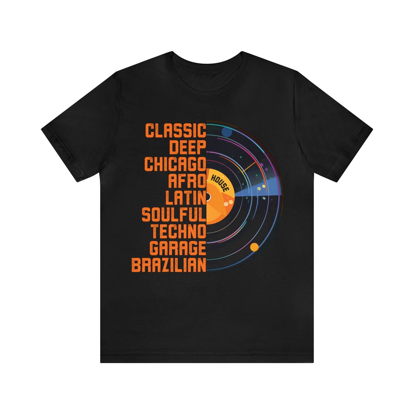 Graphic T-shirt, Tee, Chicago House, Dance Music, Disco, House Music, DJ, Vinyl, House Heads, EDM, Music Lovers Gift, Paradise Garage, Loft