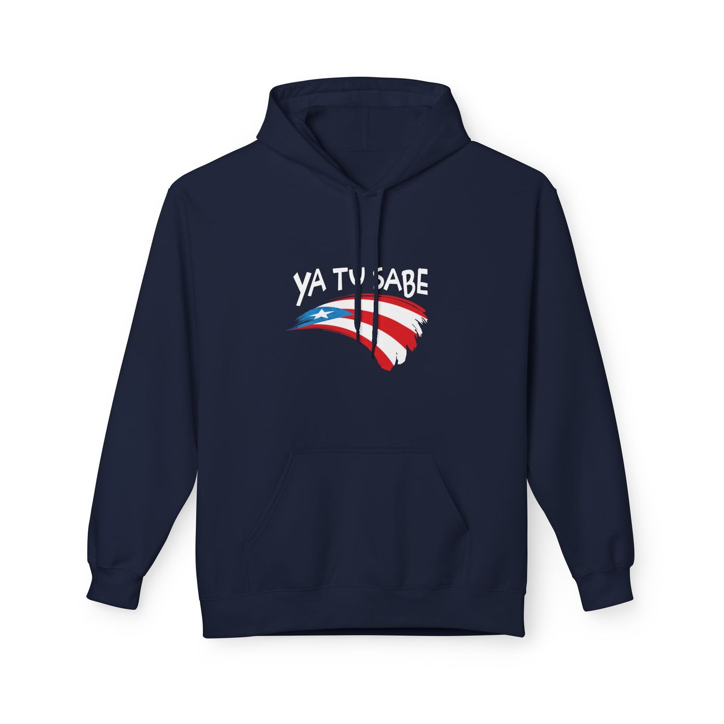 Puerto Rican Pride Unisex Fleece Hoodie Sweatshirt, Ya Tu Sabe, Boriqua Pride, Back to School Sweater, Poly Cotton Hooded Sweatshirt
