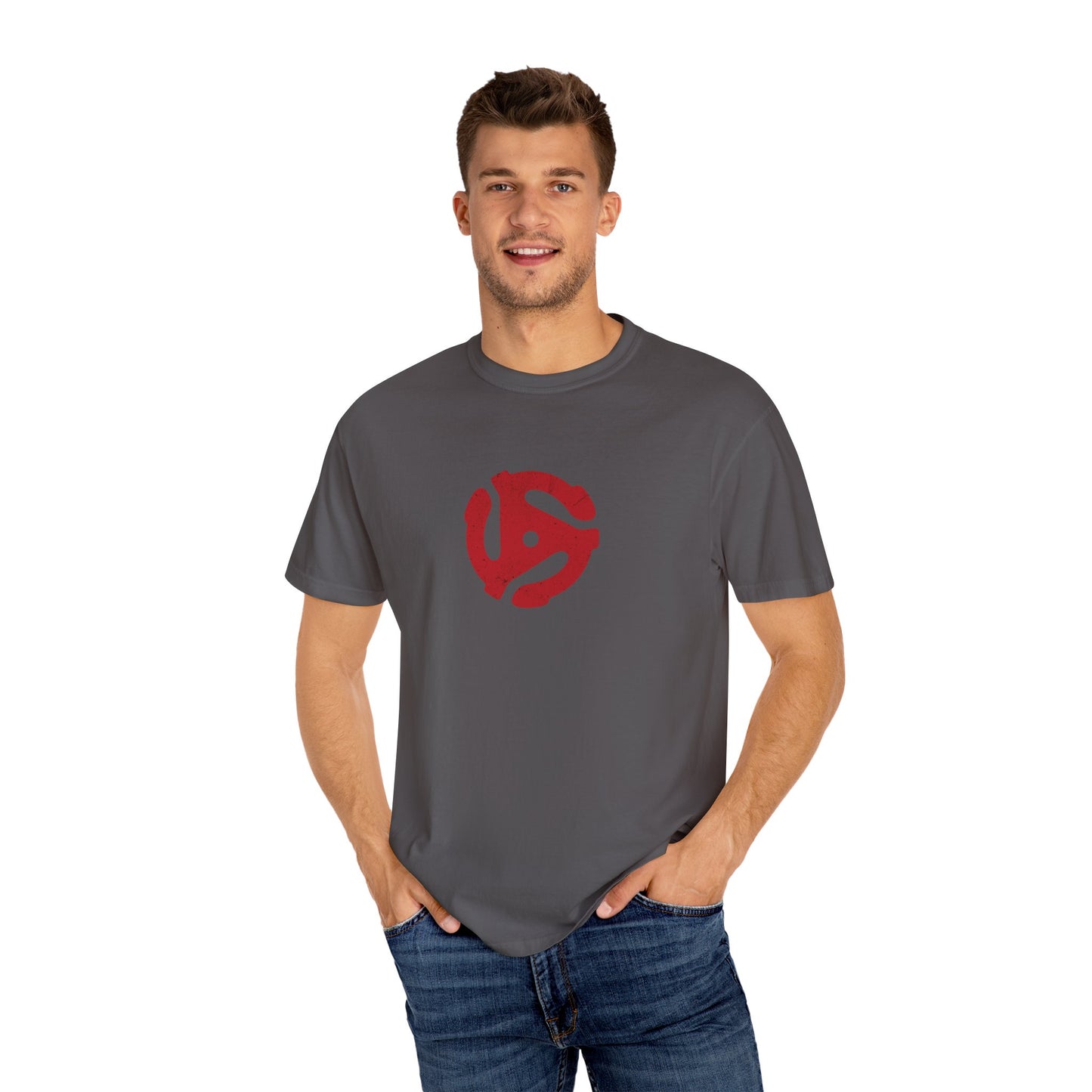 Retro 45 Record Adapter T-shirt