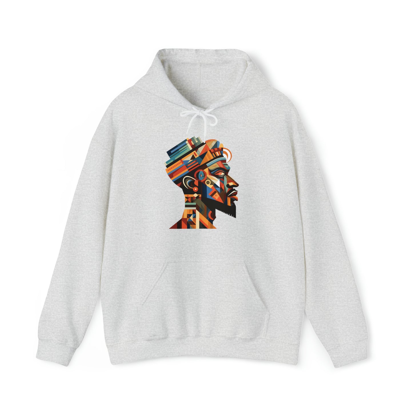 African King Cubist Art Unisex Hoodie