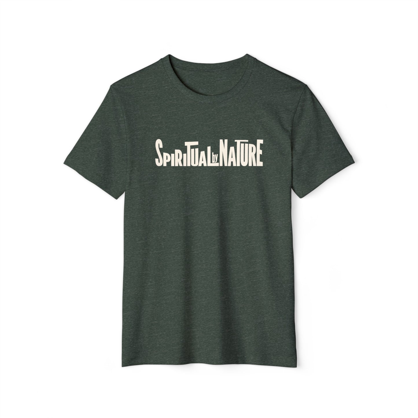 Spiritual by Nature Collection, Unisex Recycled Organic T-Shirt, Eco-Spiritual Organic Tee, Comfort and Style