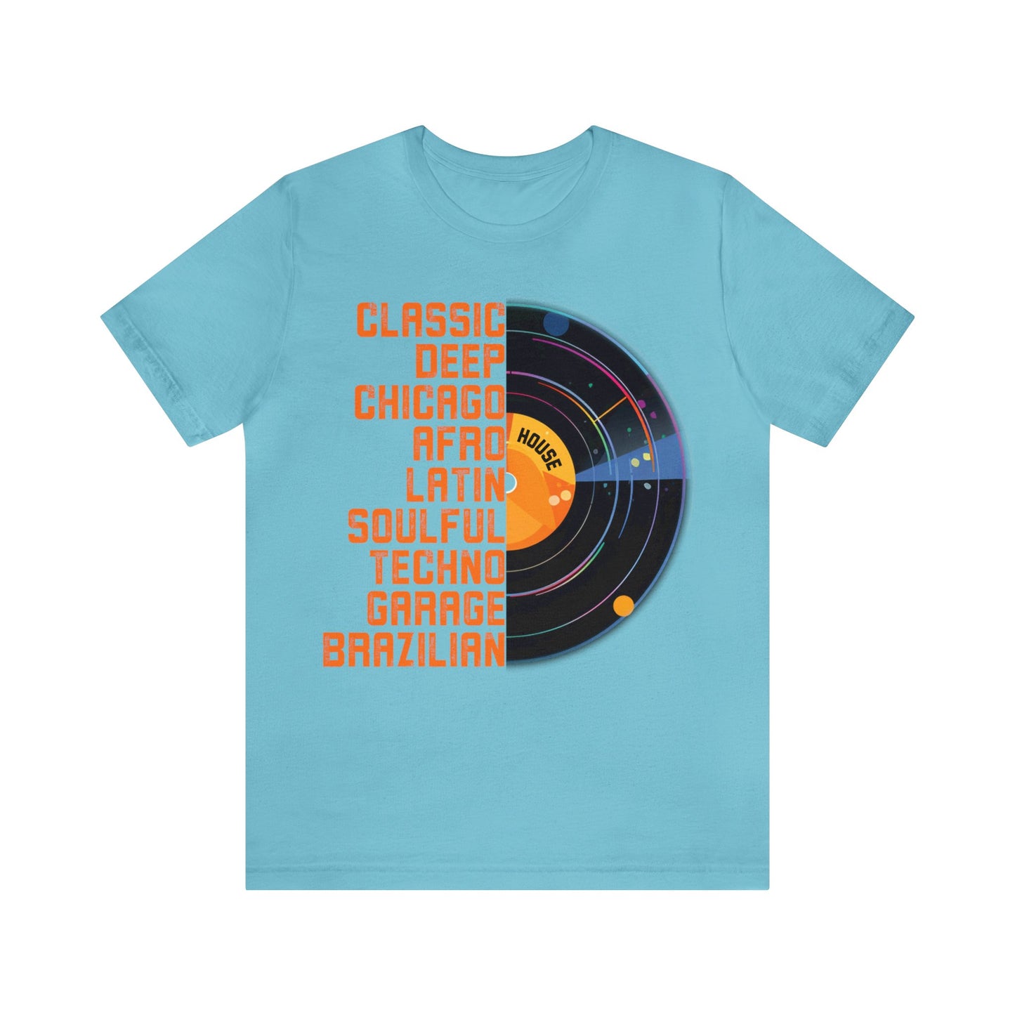 Graphic T-shirt, Tee, Chicago House, Dance Music, Disco, House Music, DJ, Vinyl, House Heads, EDM, Music Lovers Gift, Paradise Garage, Loft