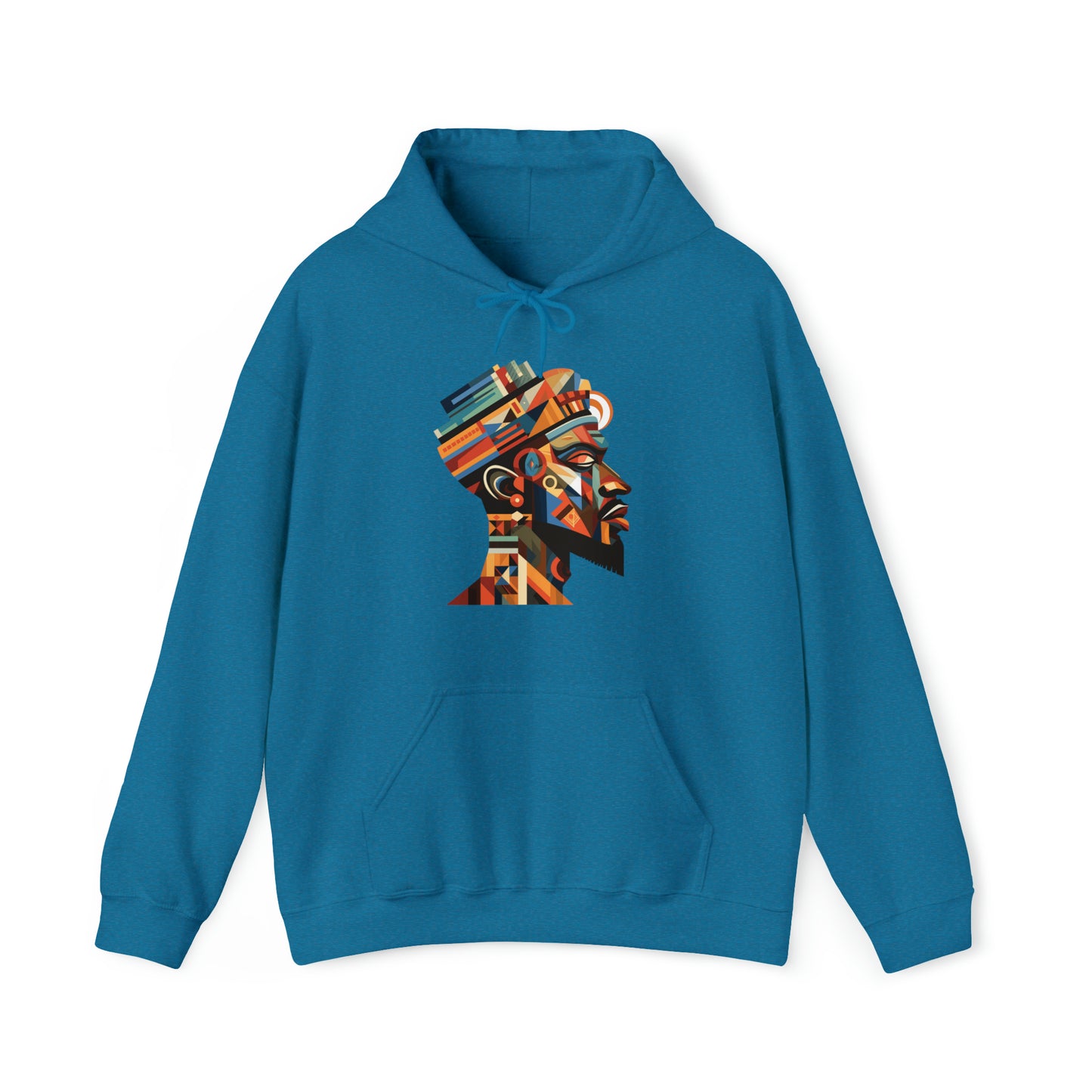 African King Cubist Art Unisex Hoodie