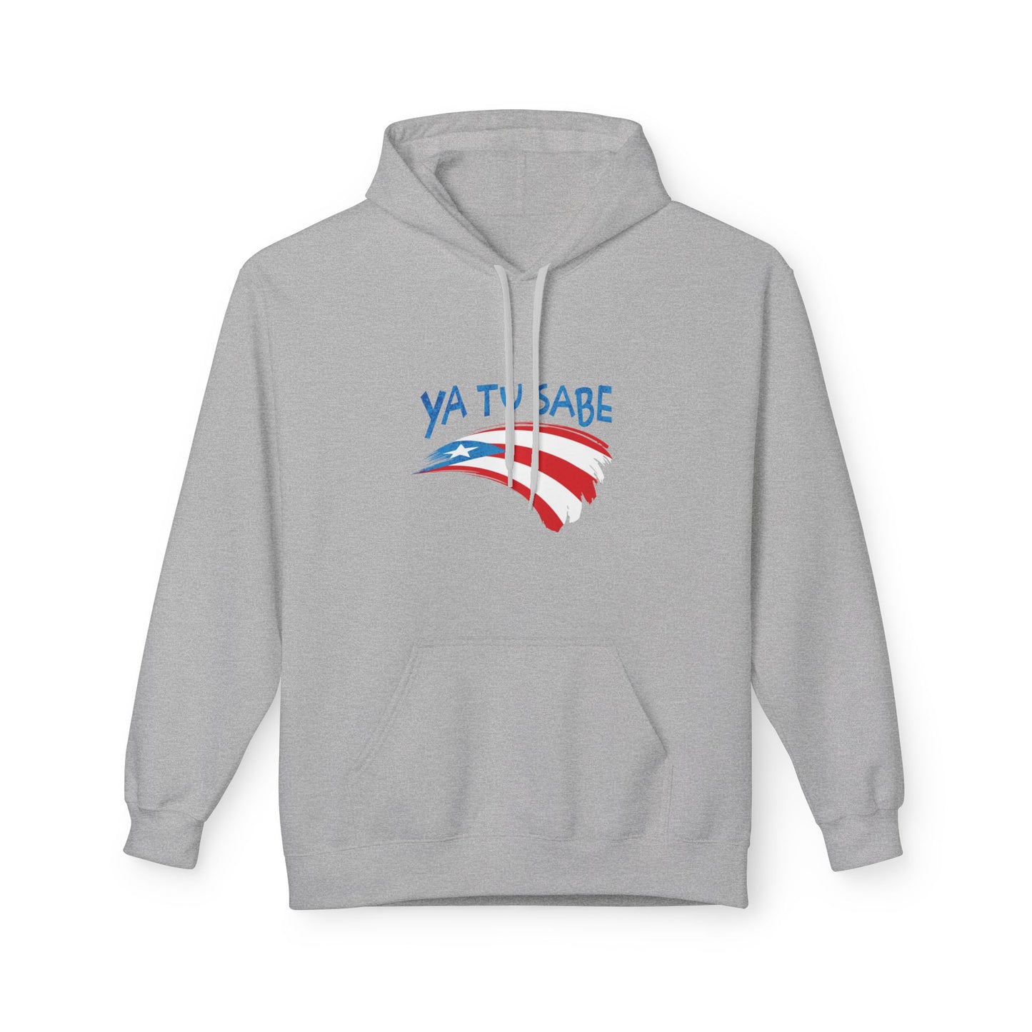 Puerto Rican Pride Unisex Fleece Hoodie Sweatshirt, Ya Tu Sabe, Boriqua Pride, Back to School Sweater, Poly Cotton Hooded Sweatshirt