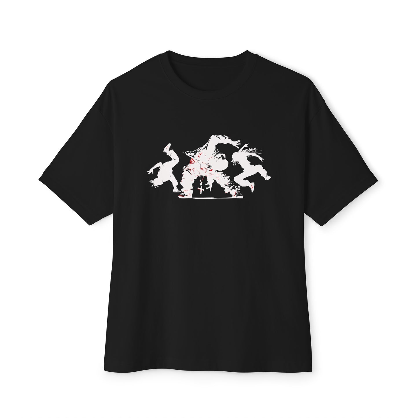 Break Dancers, Unisex Oversized Boxy Tee in 6 Colors