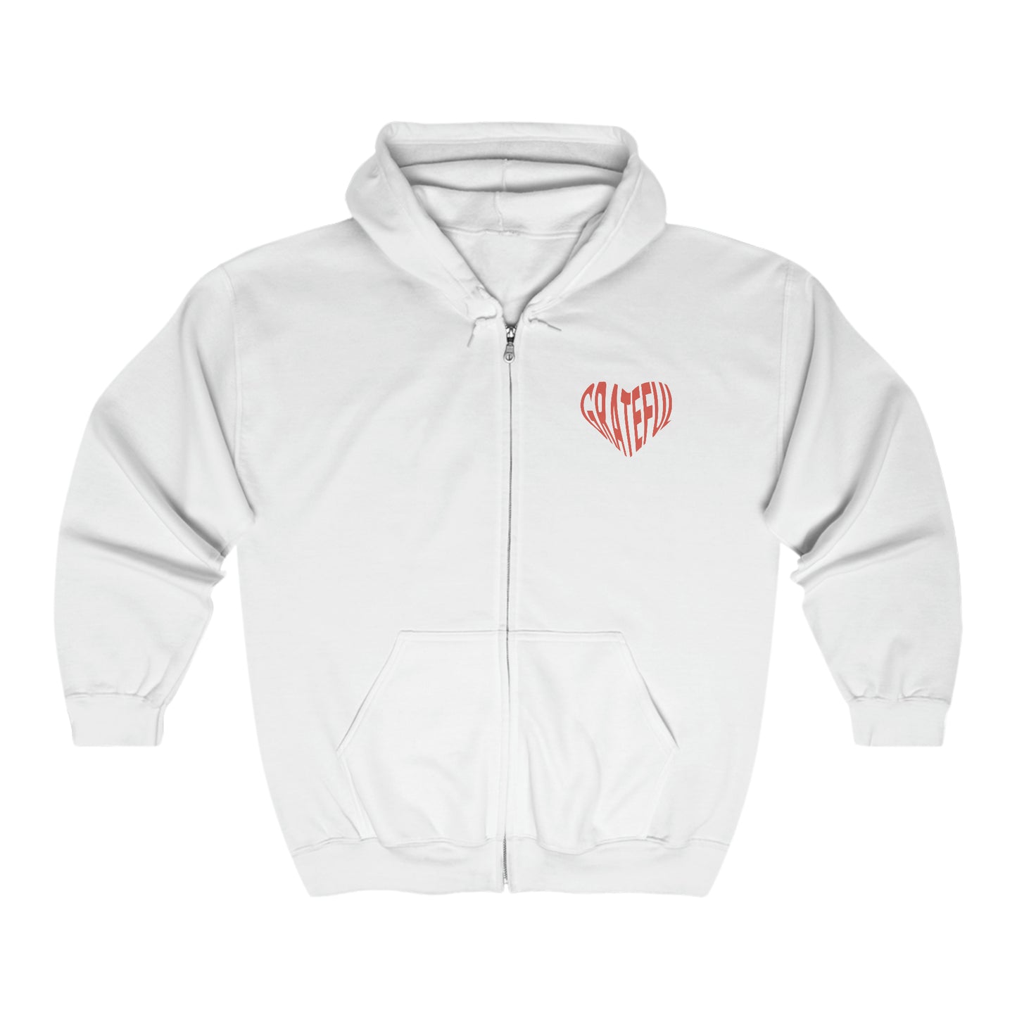 Recovery Unisex Zip Front Hoodie, Just For Today graphic hoodie for recovery and spirituality, 12 Steps, Spiritual Program