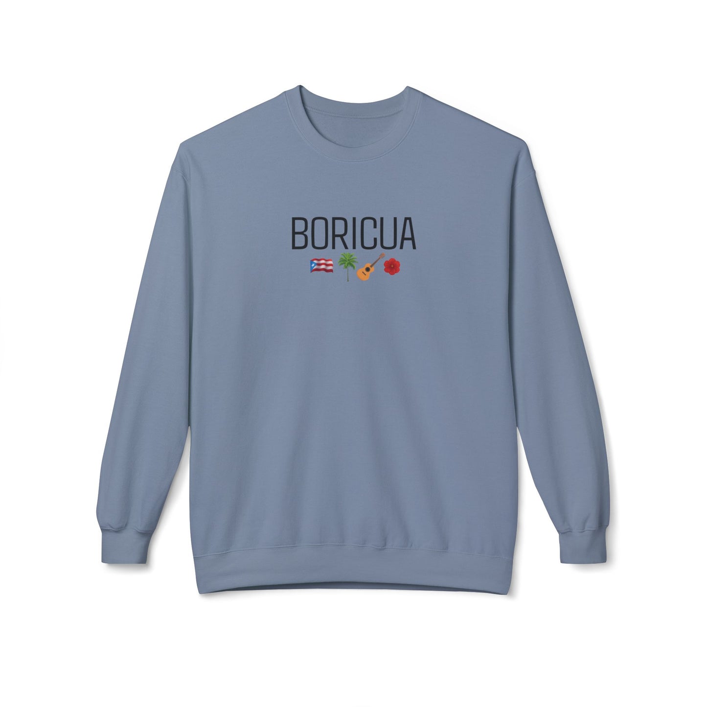 Boricua Puerto Rican Flag Sweatshirt | Unisex Heritage Crewneck | Island Pride Pullover | Fall Winter Fashion