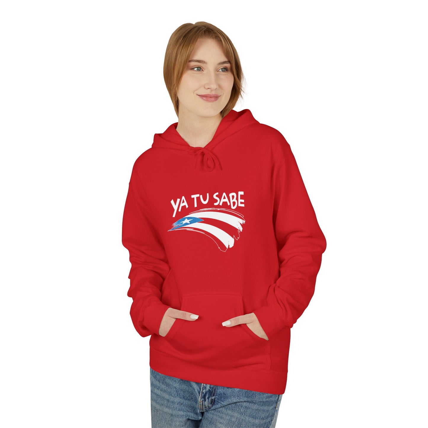 Puerto Rican Pride Unisex Fleece Hoodie Sweatshirt, Ya Tu Sabe, Boriqua Pride, Back to School Sweater, Poly Cotton Hooded Sweatshirt