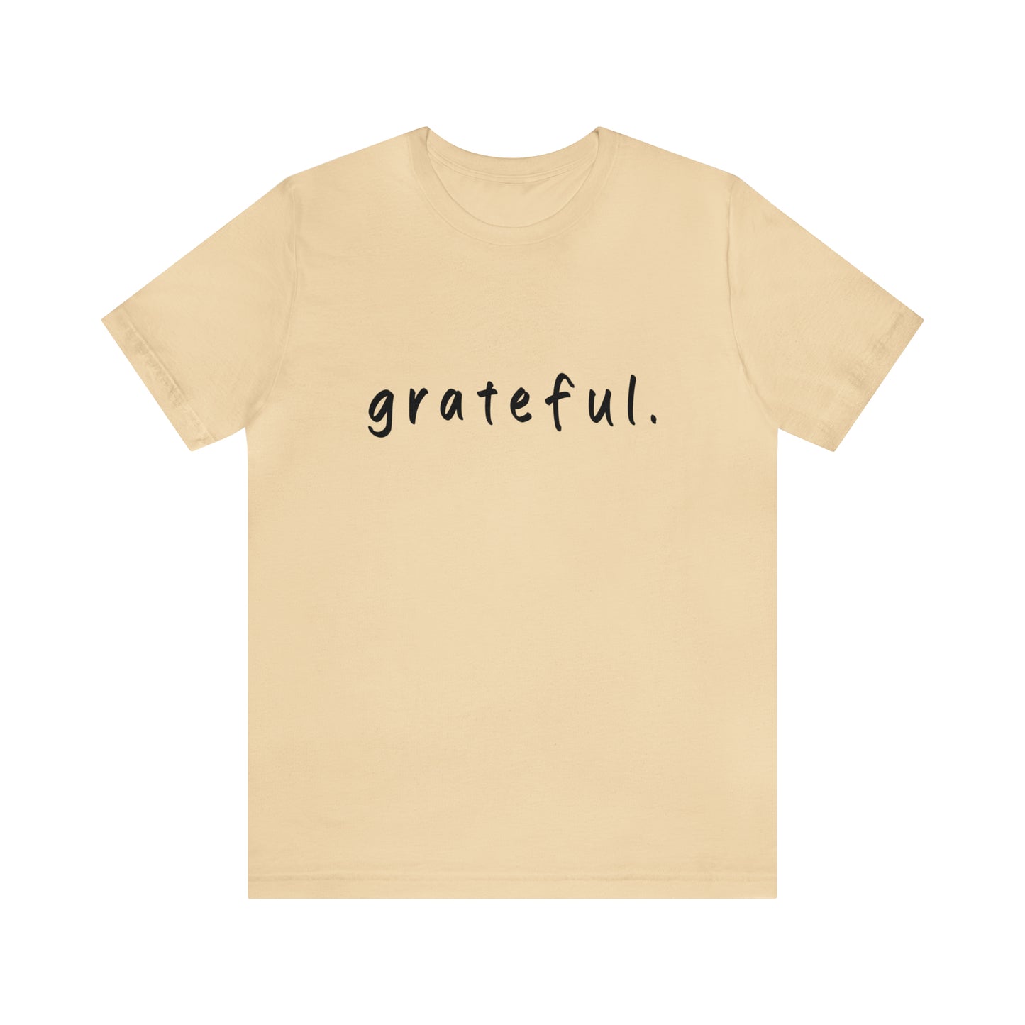 Graphic T-shirt, Tee, Unisex, "Grateful." Mindfulness, Meditation, Yoga, mindfulness, summer spring time, color choices & size, spiritual