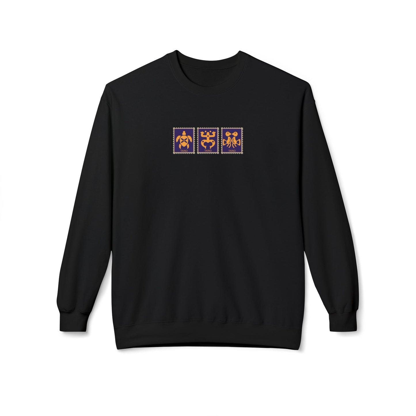 Taino Symbol Stamp Design Sweatshirt | Graphic Rican Heritage Sweater | Unisex Crewneck Pullover, Puerto Rico Shirt, Sizes S-4XL