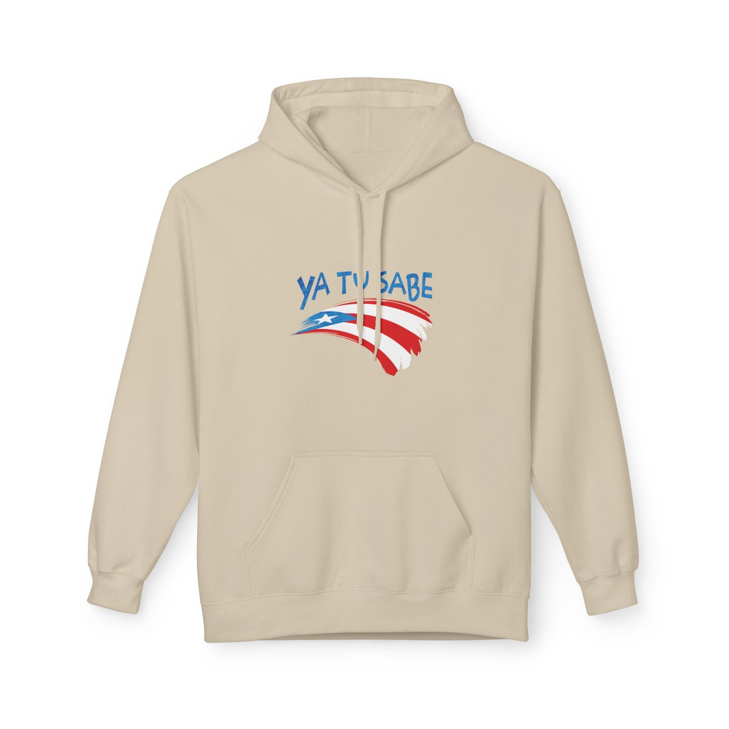 Puerto Rican Pride Unisex Fleece Hoodie Sweatshirt, Ya Tu Sabe, Boriqua Pride, Back to School Sweater, Poly Cotton Hooded Sweatshirt