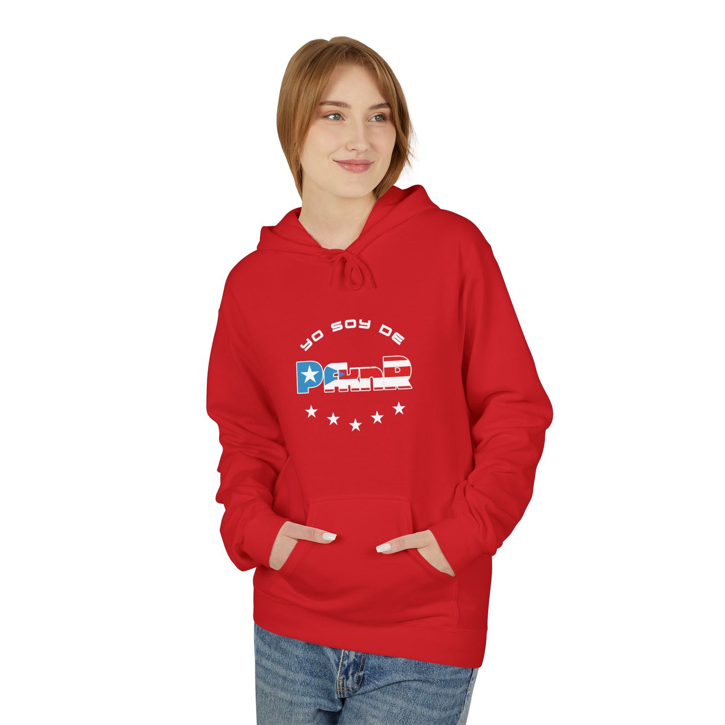 Puerto Rican Pride Hoodie, Unisex Fleece Sweatshirt for Boriqua Pride, P R Back to School Shirt, Poly Cotton PfknR Hooded Sweatshirt