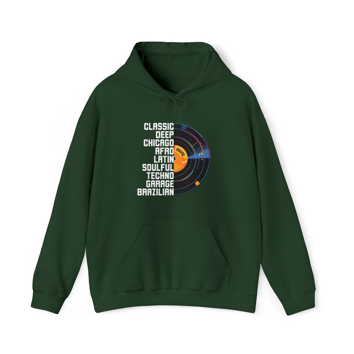 Unisex Hoodie House & Dance Music Shirt, Great Music Lovers Gift, House Music Genres