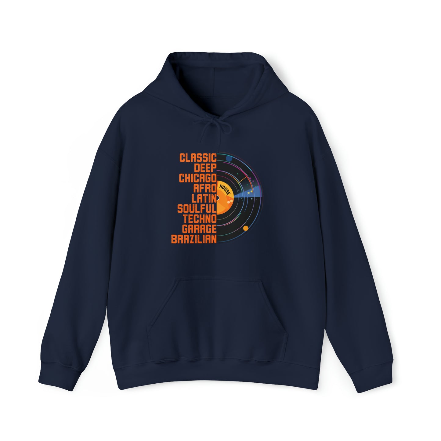 Unisex Hoodie House & Dance Music Shirt, Great Music Lovers Gift, House Music Genres