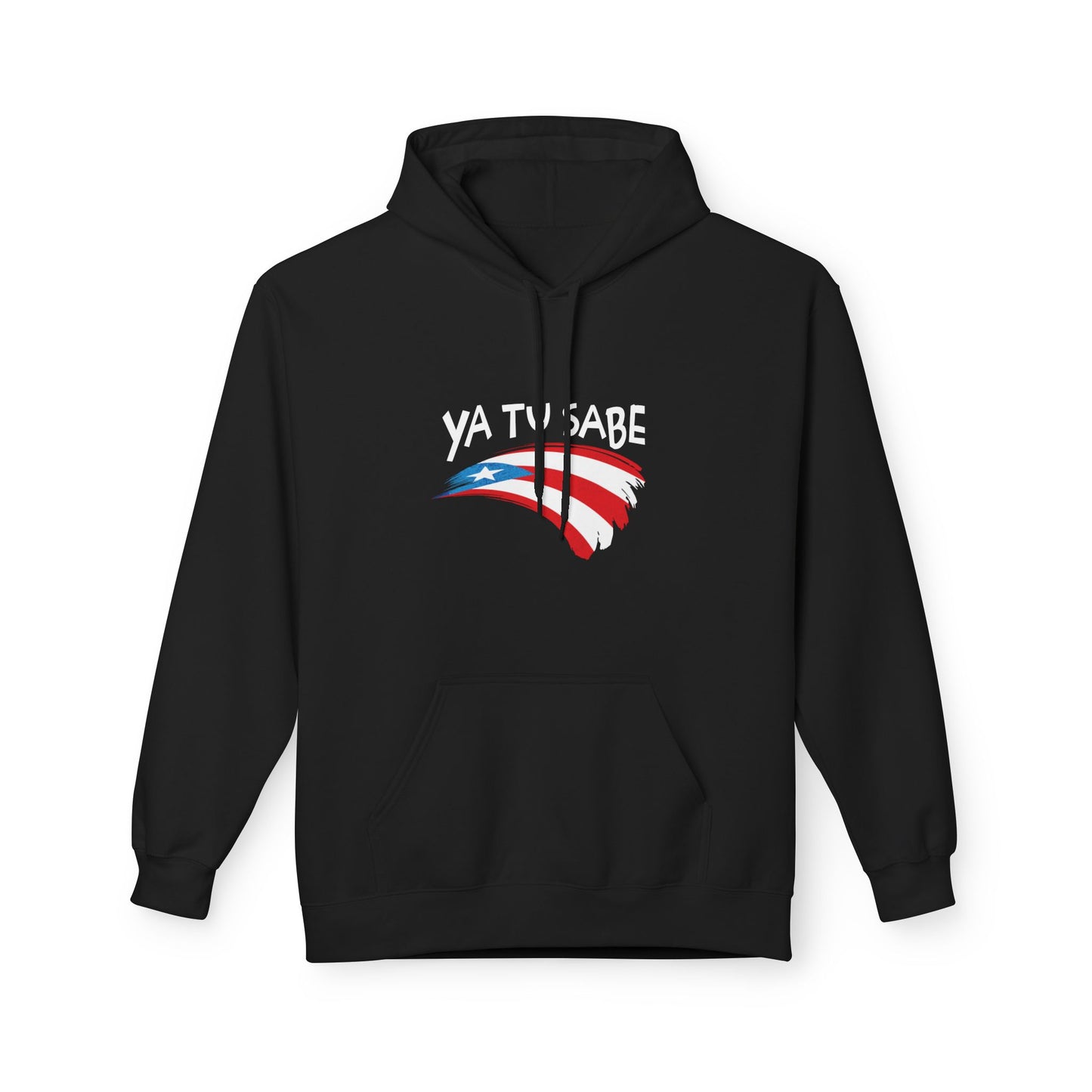 Puerto Rican Pride Unisex Fleece Hoodie Sweatshirt, Ya Tu Sabe, Boriqua Pride, Back to School Sweater, Poly Cotton Hooded Sweatshirt