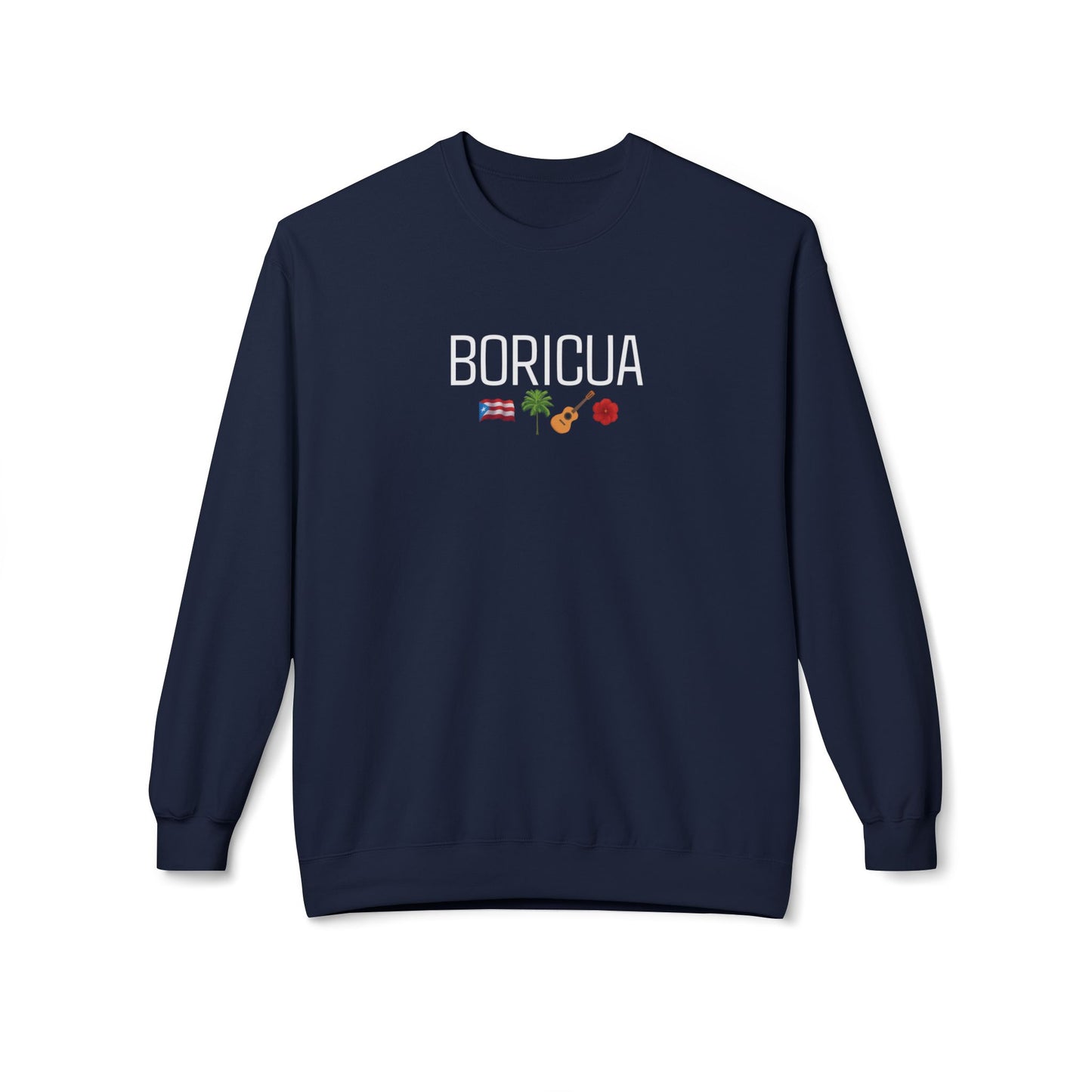 Boricua Puerto Rican Flag Sweatshirt | Unisex Heritage Crewneck | Island Pride Pullover | Fall Winter Fashion