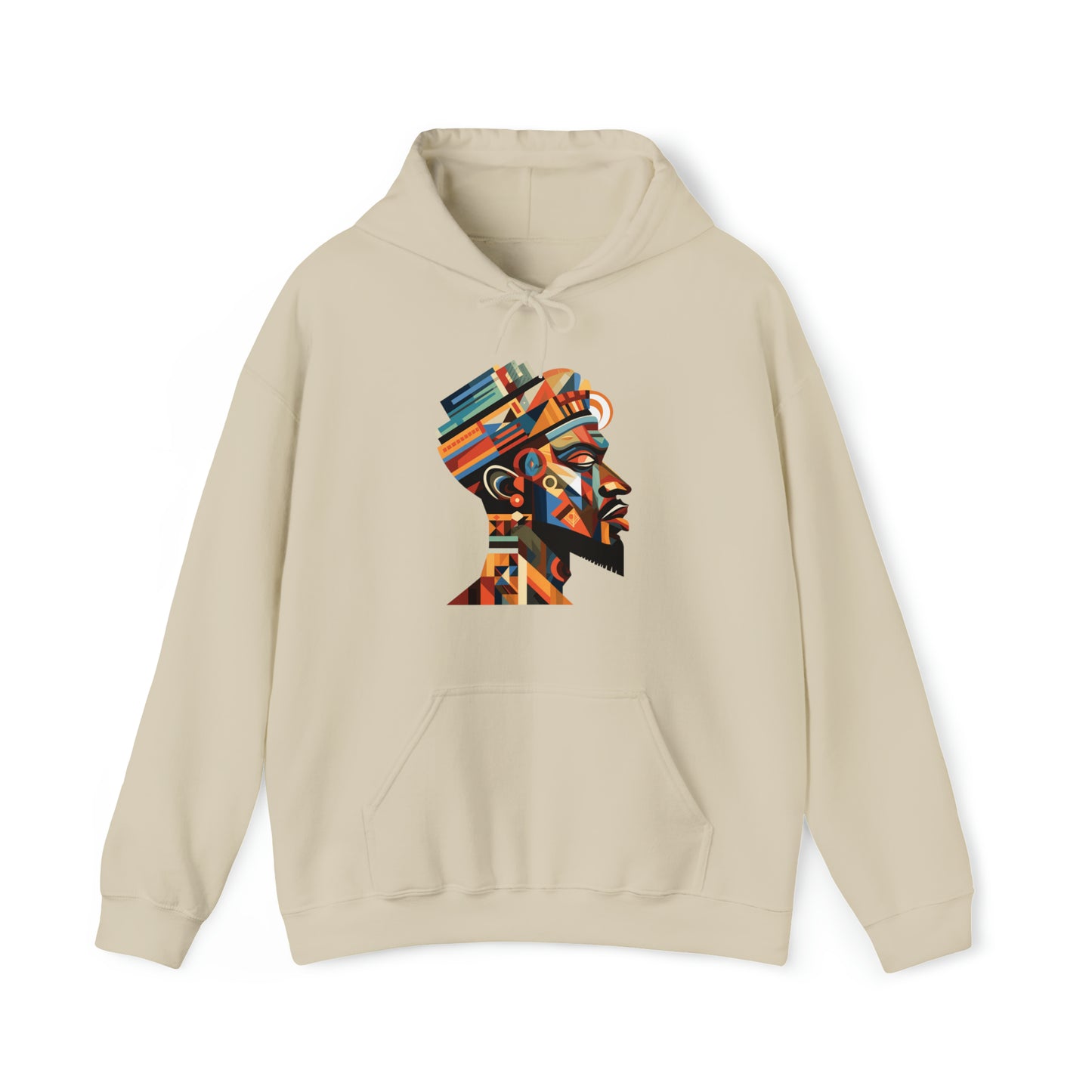 African King Cubist Art Unisex Hoodie