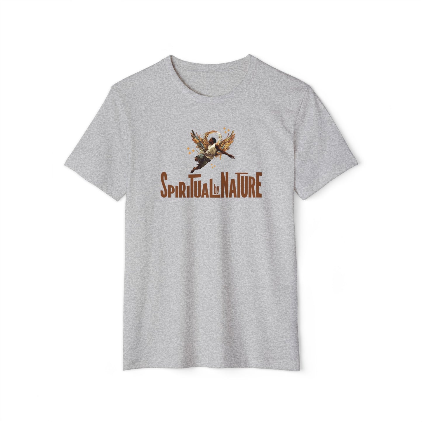 Spiritual by Nature Collection, Unisex Recycled Organic T-Shirt, Eco-Spiritual Organic Tee, Comfort and Style