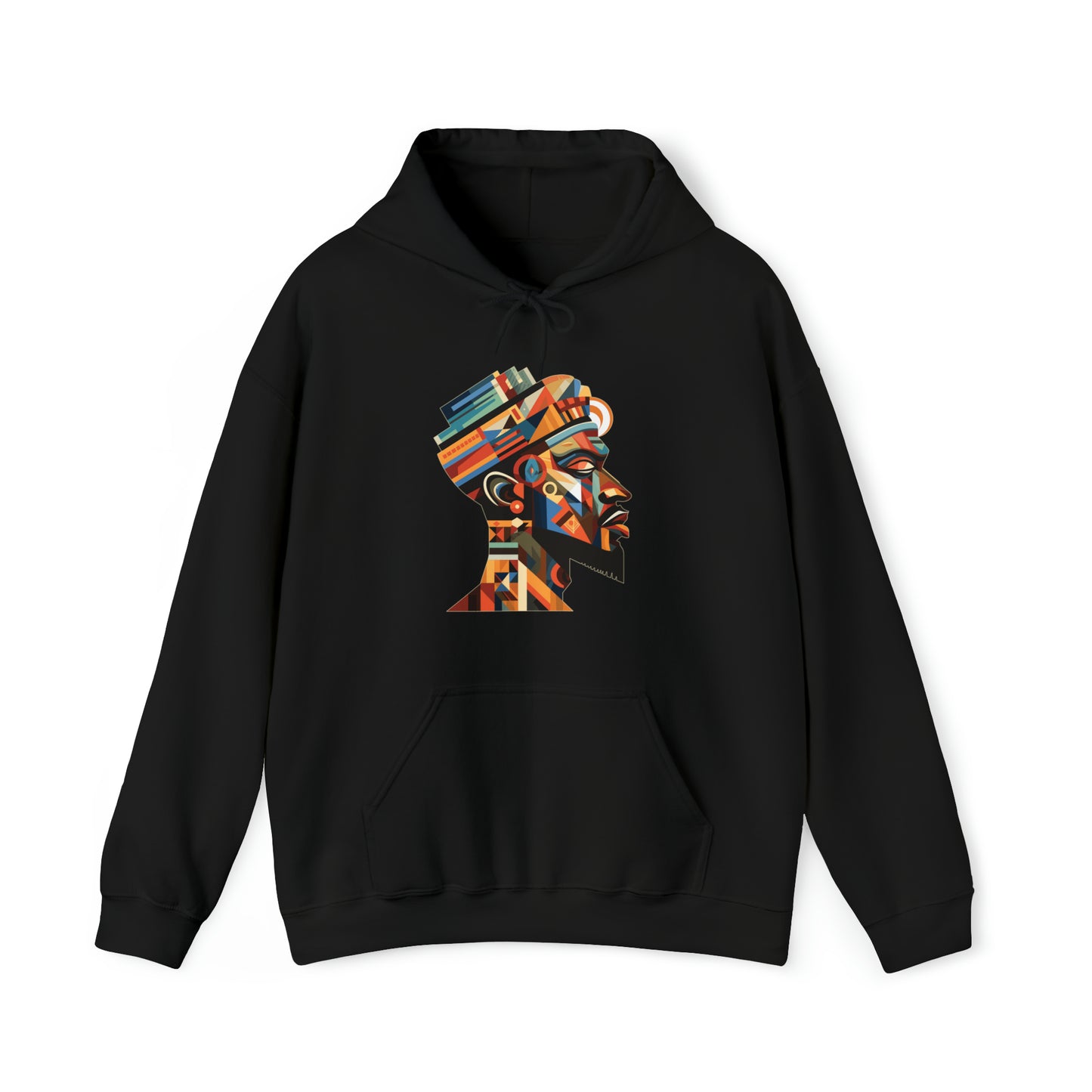 African King Cubist Art Unisex Hoodie