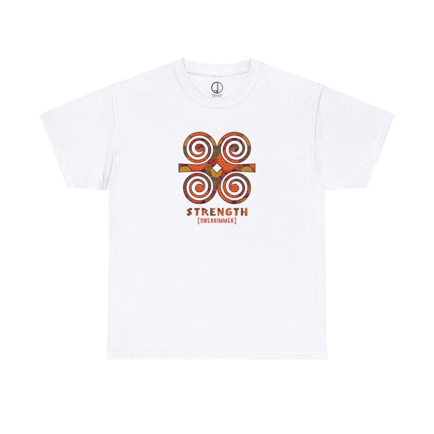 Adinkra Symbol Ghanaian Dweninmmen Symbol Cotton Gilden T-shirt