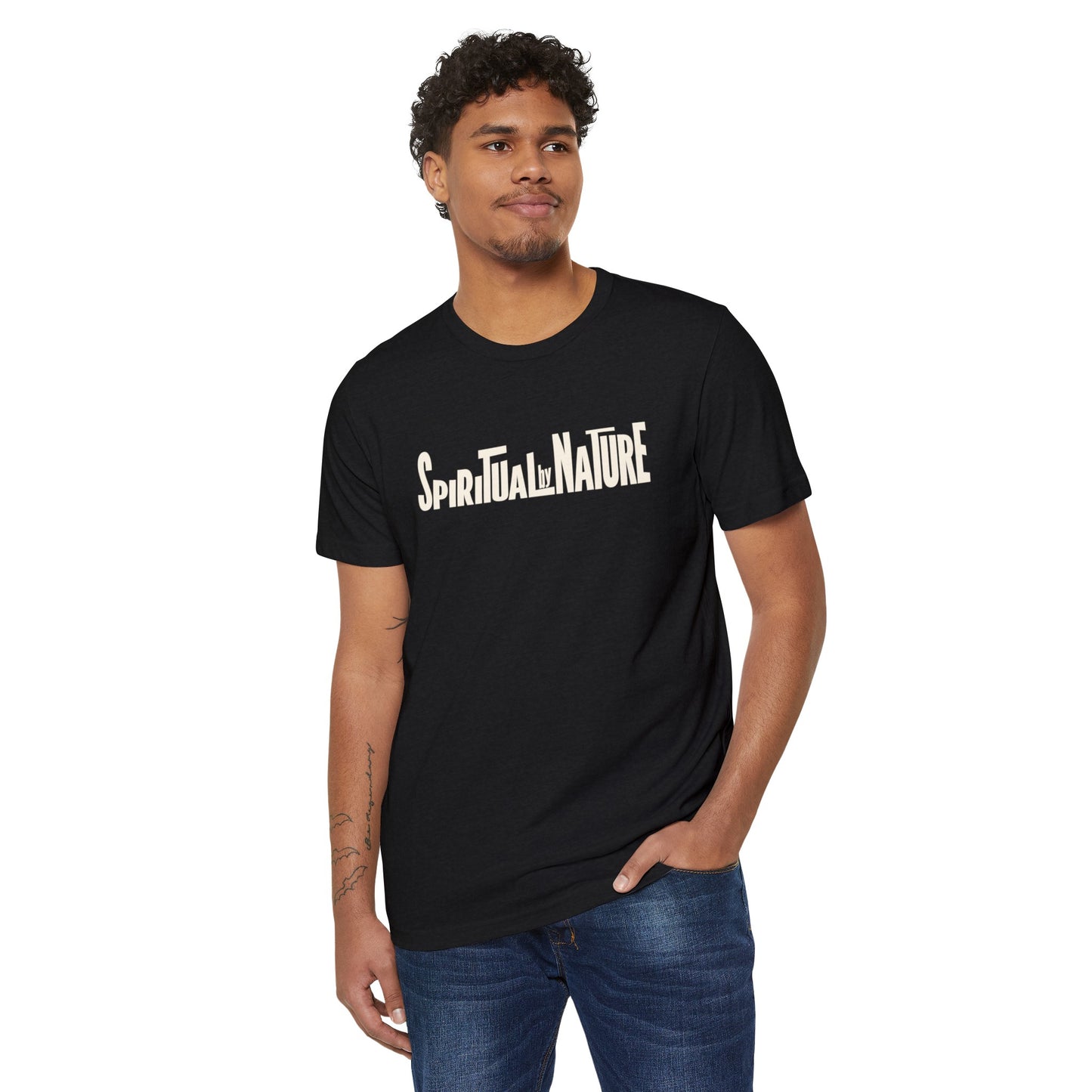 Spiritual by Nature Collection, Unisex Recycled Organic T-Shirt, Eco-Spiritual Organic Tee, Comfort and Style