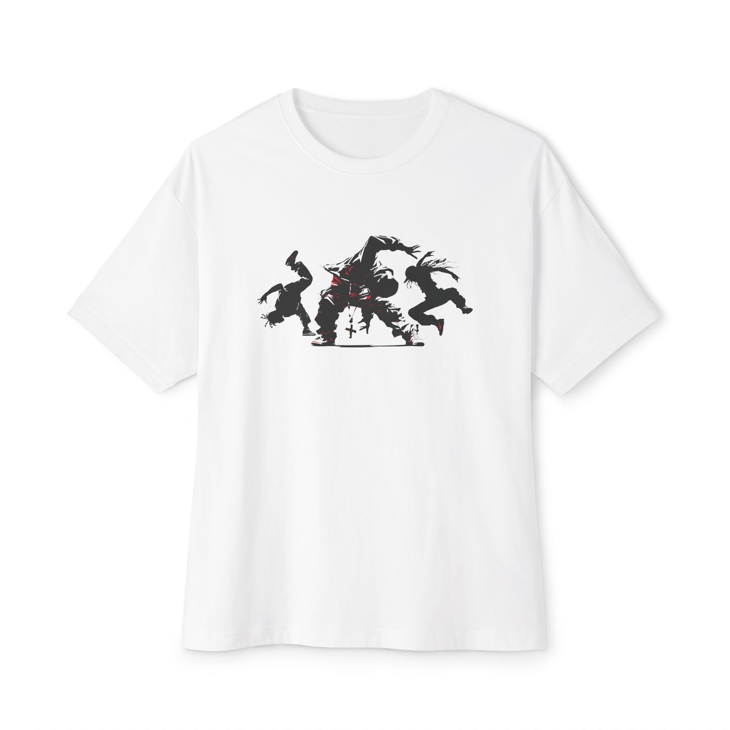 Break Dancers, Unisex Oversized Boxy Tee in 6 Colors