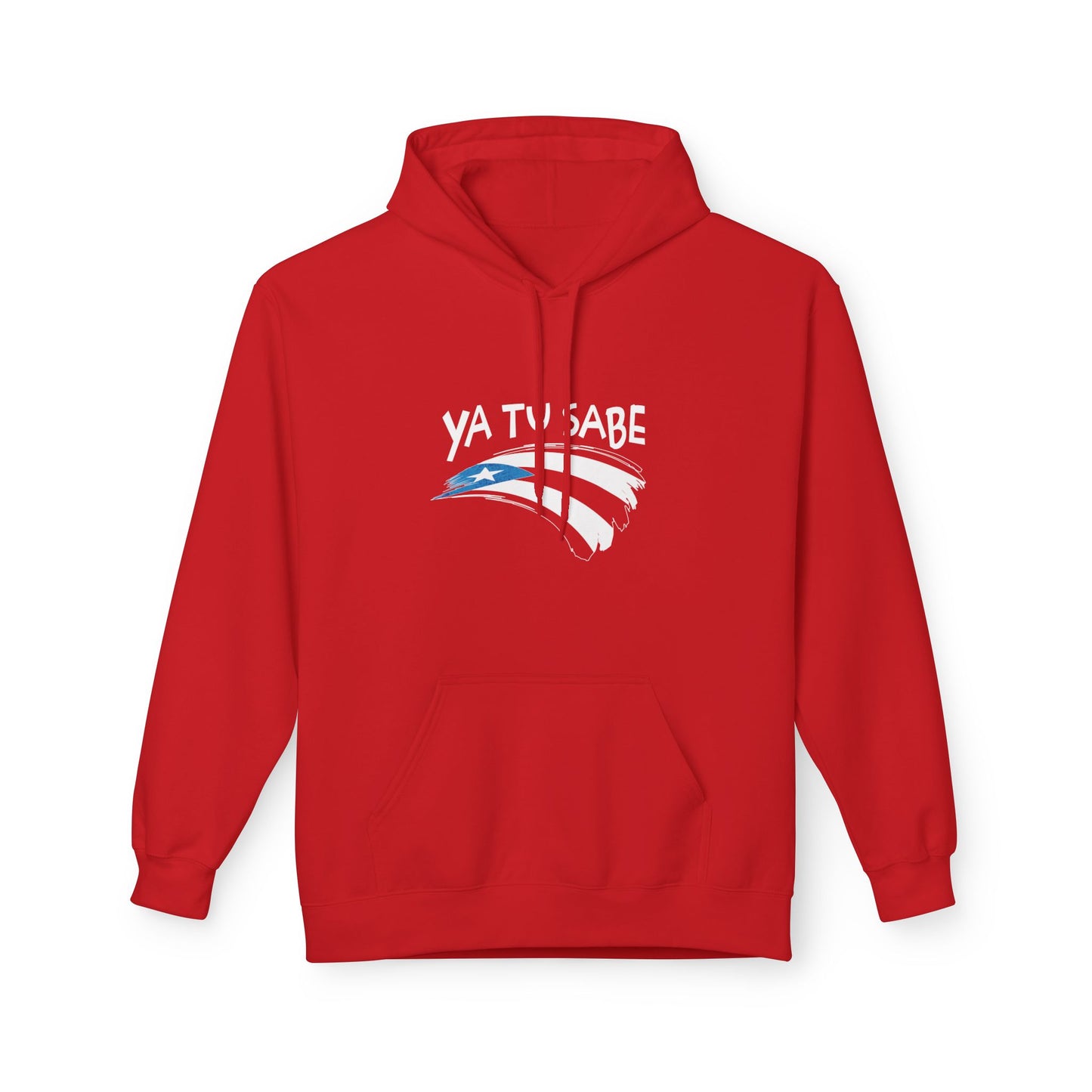 Puerto Rican Pride Unisex Fleece Hoodie Sweatshirt, Ya Tu Sabe, Boriqua Pride, Back to School Sweater, Poly Cotton Hooded Sweatshirt