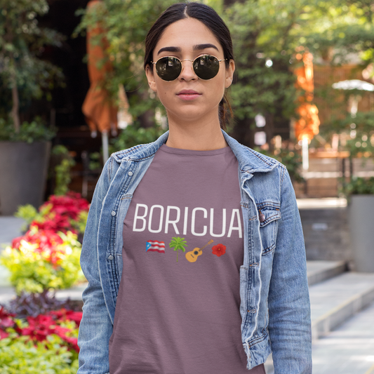 Boricua Puerto Rican Flag Shirt | Comfort Colors Heritage Tee | Unisex Fall Fashion T-shirt | Island Pride Apparel