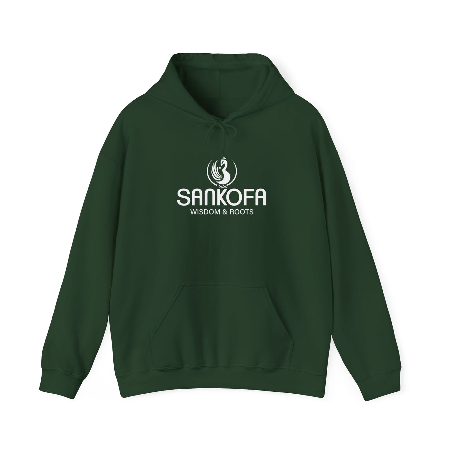 Adinkra Symbol Hoodie, Sankofa Symbol - Wisdom & Roots