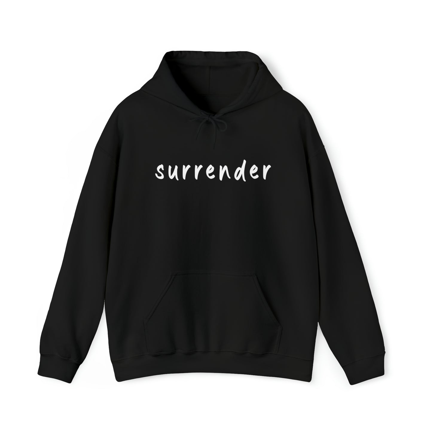 Unisex Hoodie for Recovery and Sobriety, Surrender, Graphic Hoodie for Mindfulness & Spirituality, 12 steps and Spiritual Principles Shirt