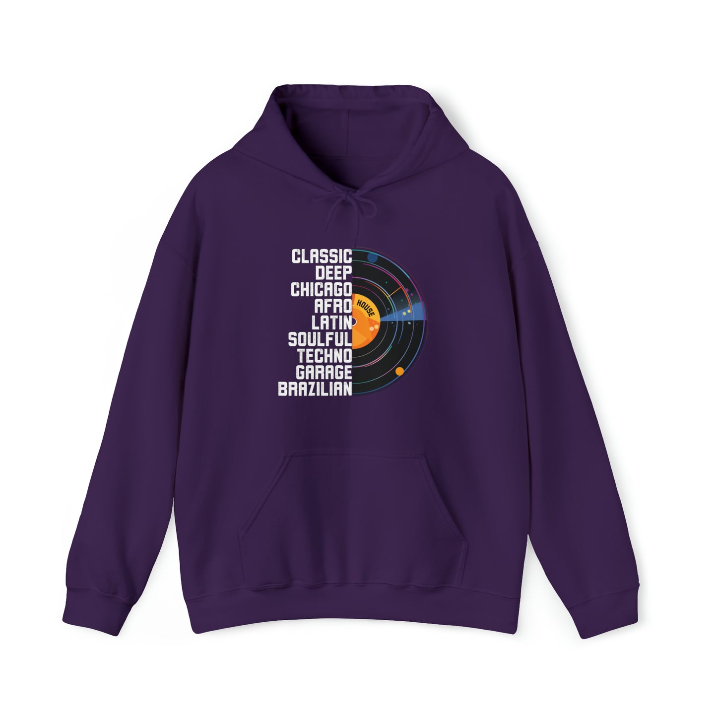 Unisex Hoodie House & Dance Music Shirt, Great Music Lovers Gift, House Music Genres