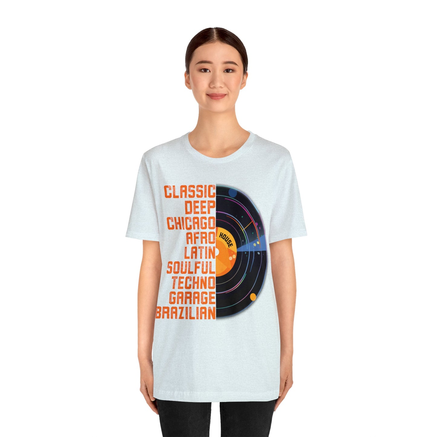 Graphic T-shirt, Tee, Chicago House, Dance Music, Disco, House Music, DJ, Vinyl, House Heads, EDM, Music Lovers Gift, Paradise Garage, Loft