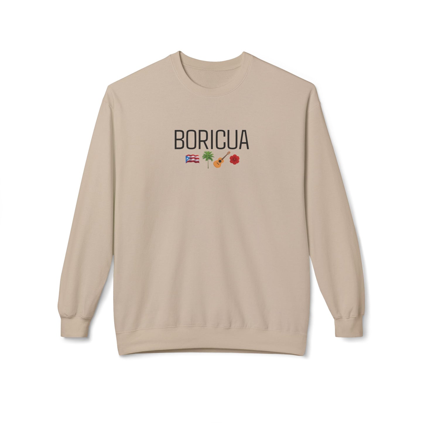 Boricua Puerto Rican Flag Sweatshirt | Unisex Heritage Crewneck | Island Pride Pullover | Fall Winter Fashion