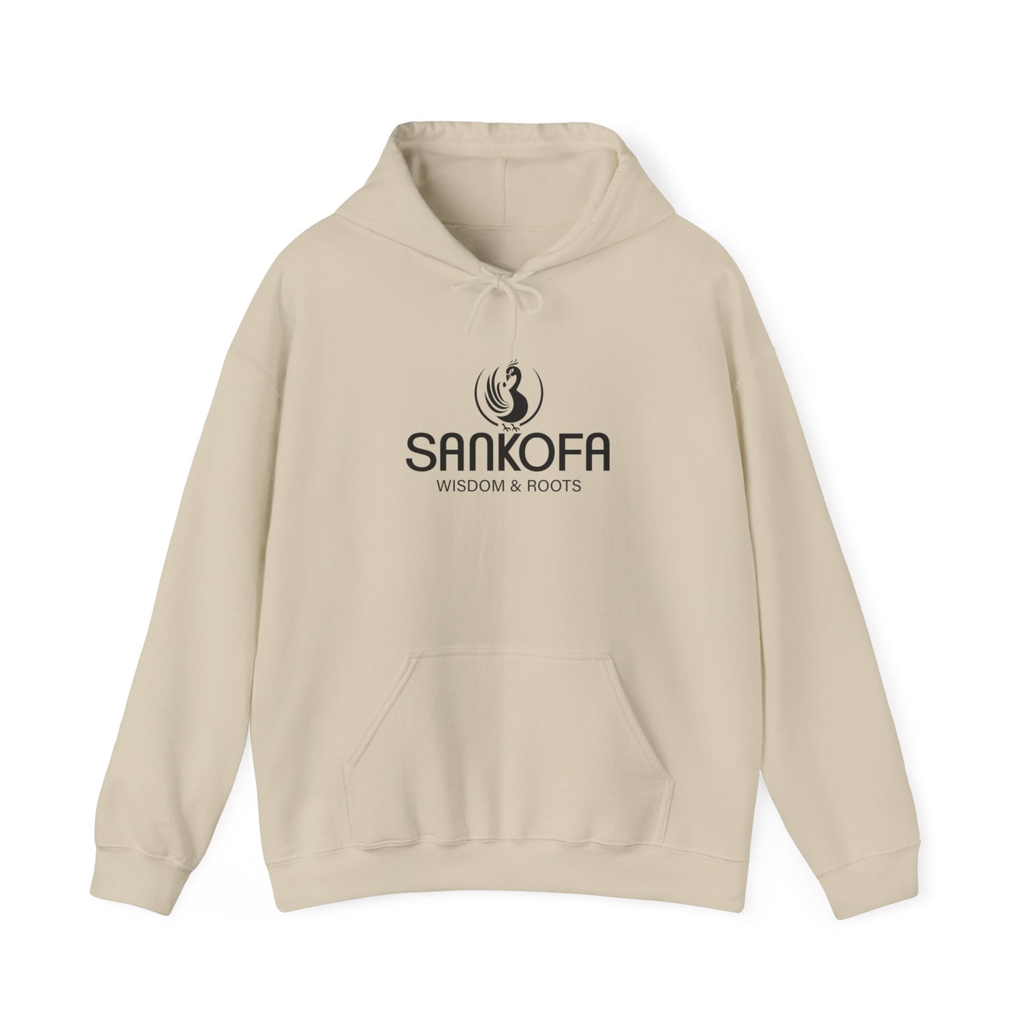 Adinkra Symbol Hoodie, Sankofa Symbol - Wisdom & Roots
