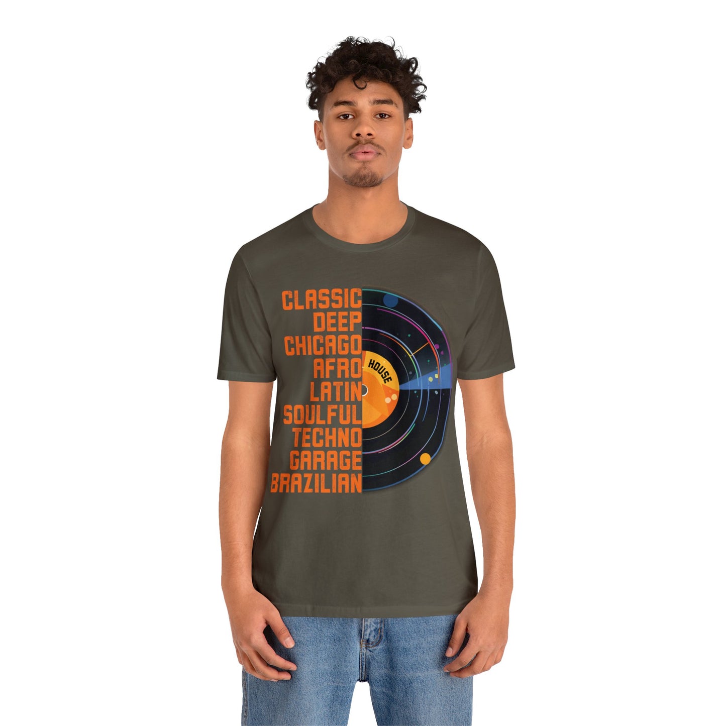 Graphic T-shirt, Tee, Chicago House, Dance Music, Disco, House Music, DJ, Vinyl, House Heads, EDM, Music Lovers Gift, Paradise Garage, Loft