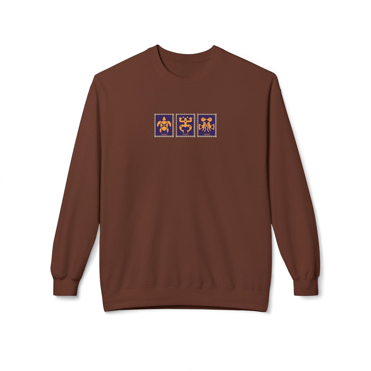 Taino Symbol Stamp Design Sweatshirt | Graphic Rican Heritage Sweater | Unisex Crewneck Pullover, Puerto Rico Shirt, Sizes S-4XL