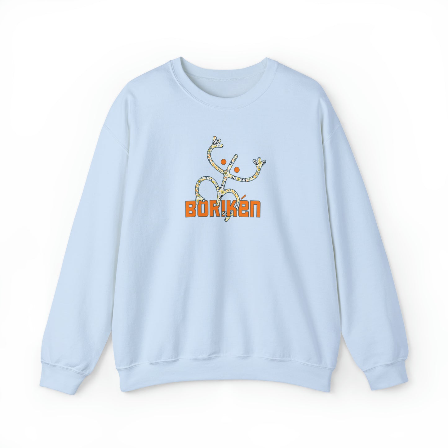 Taino Boriken Unisex Sweatshirt, Sweatshirt with Taino Coqui Symbol, Puerto Rican Taino Symbol Pullover Top