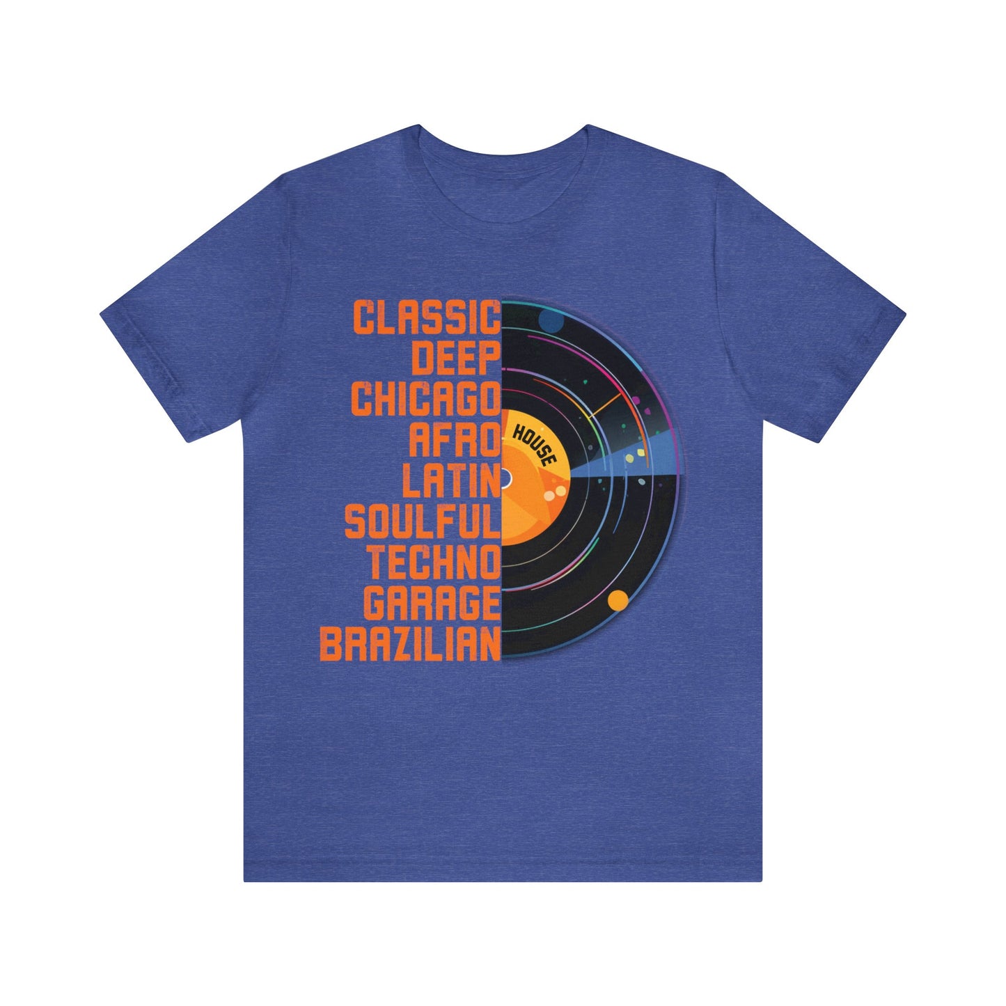 Graphic T-shirt, Tee, Chicago House, Dance Music, Disco, House Music, DJ, Vinyl, House Heads, EDM, Music Lovers Gift, Paradise Garage, Loft