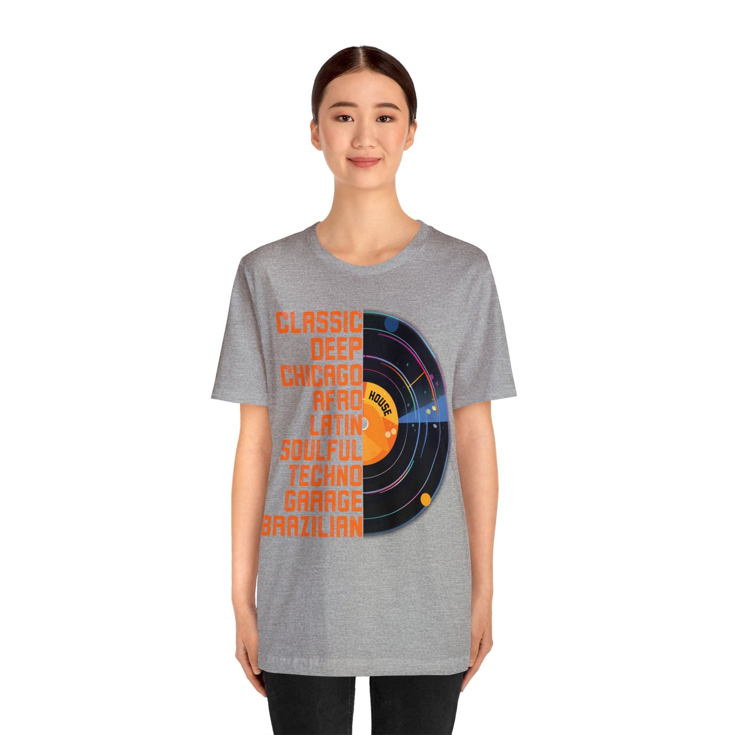 Graphic T-shirt, Tee, Chicago House, Dance Music, Disco, House Music, DJ, Vinyl, House Heads, EDM, Music Lovers Gift, Paradise Garage, Loft