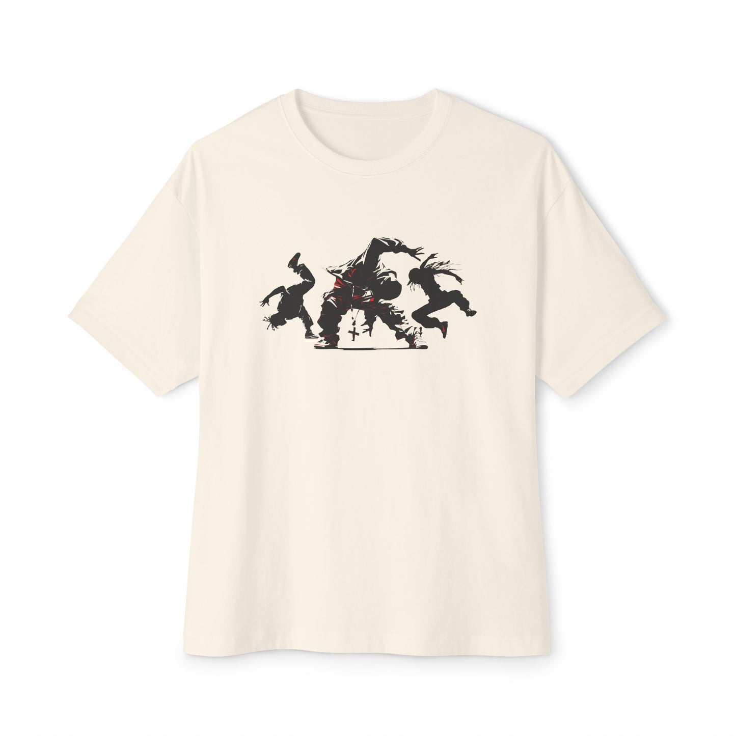 Break Dancers, Unisex Oversized Boxy Tee in 6 Colors